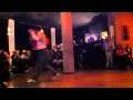 Romima Romano y Armando Tatafiore bailan un tango de Calo' en Salon Cascabelito