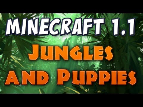 Minecraft - Jungles & Wolf Puppies! (Patch 1.2 pre-release 03a)