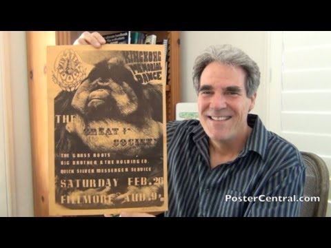 King Kong Memorial Dance Poster -- Great Society at Fillmore Aud.