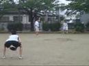 Baseball with 4 people Baseball with 4 people