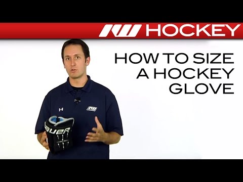 how to fit hockey gloves