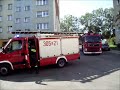 Pożar Mieszkania na 12p bloku w Gdańsku Zaspie Dojazd 5 Zastępów PSP akcja gaśnicza Jacas21