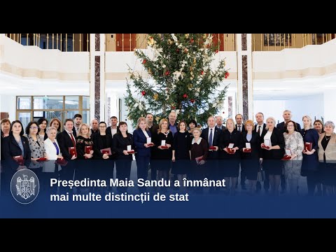 В завершение года глава государства вручила государственные награды