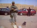 Gas shortages in oil rich Iraq - US soldiers cut gas cans