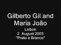 maria joão + gilberto gil   preto e branco