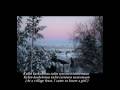 kun minä kotoani läksin by Ville Valo with clear lyrics and translation by Coastranger