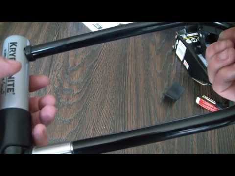how to attach kryptonite lock