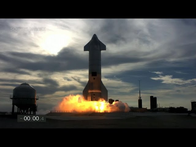 Video: luego de un "aterrizaje exitoso", explotó uno de los cohetes de Elon Musk