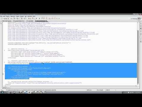 Spring Security 3.0 - Please do me favor , i started a company please like my company facebook page https://www.facebook.com/bizcapps Download Source code for this video, from the...
