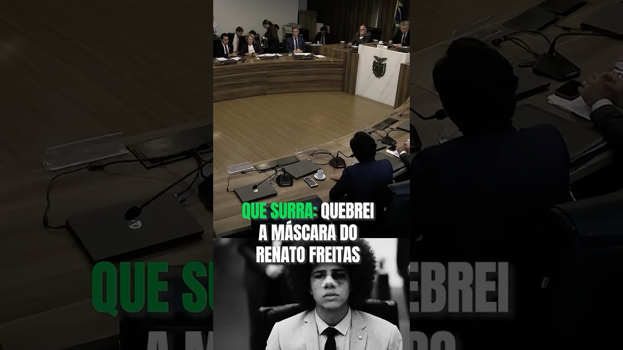 SURRA MERECIDA: Quebrei a máscara do lixo do deputado Renato Freitas, do lixo PT!