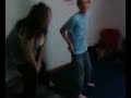 THIS IS MY COUSIN AND SISTERS DOING PIGGY BACK RIDES..HAHA SUPRISE JUMP!