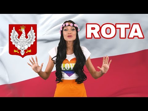 Godlewska w koszulce tęczowej wykonuję Rotę. „Piłsudski to się w grobie przewraca”