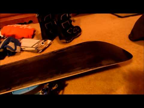 how to repair snowboard edge