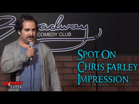 Spot On Chris Farley Impression (Stand Up Comedy)