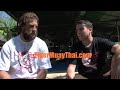 Interview with UFC Fighter Kyle Kingsbury @ Tiger Muay Thai