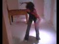 Me....doing the crabwalk... hah.