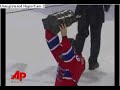 Spokane Chiefs player breaks trophy