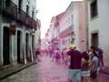 narrow cobblestone streets and shops