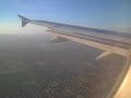 Airmalta approach and landing Heathrow wing view A319