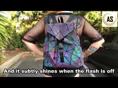 GEOMETRIC LUMINOUS BACKPACK