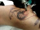 Saint Sebastian tattoo motive by Darlan Red,La Diabla