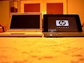 Mininote linux to eee 900 linux boot comparison.