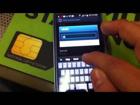 how to set mms for samsung galaxy y