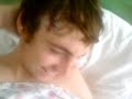 heres billy dancin aboot in porgs hospital gown
