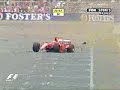 Accidentes Schumacher Montoya GP australia