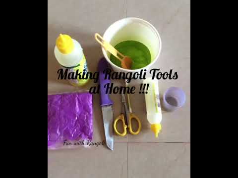 video-linktoworks-How to Make Rangoli Tools At Home #Shorts