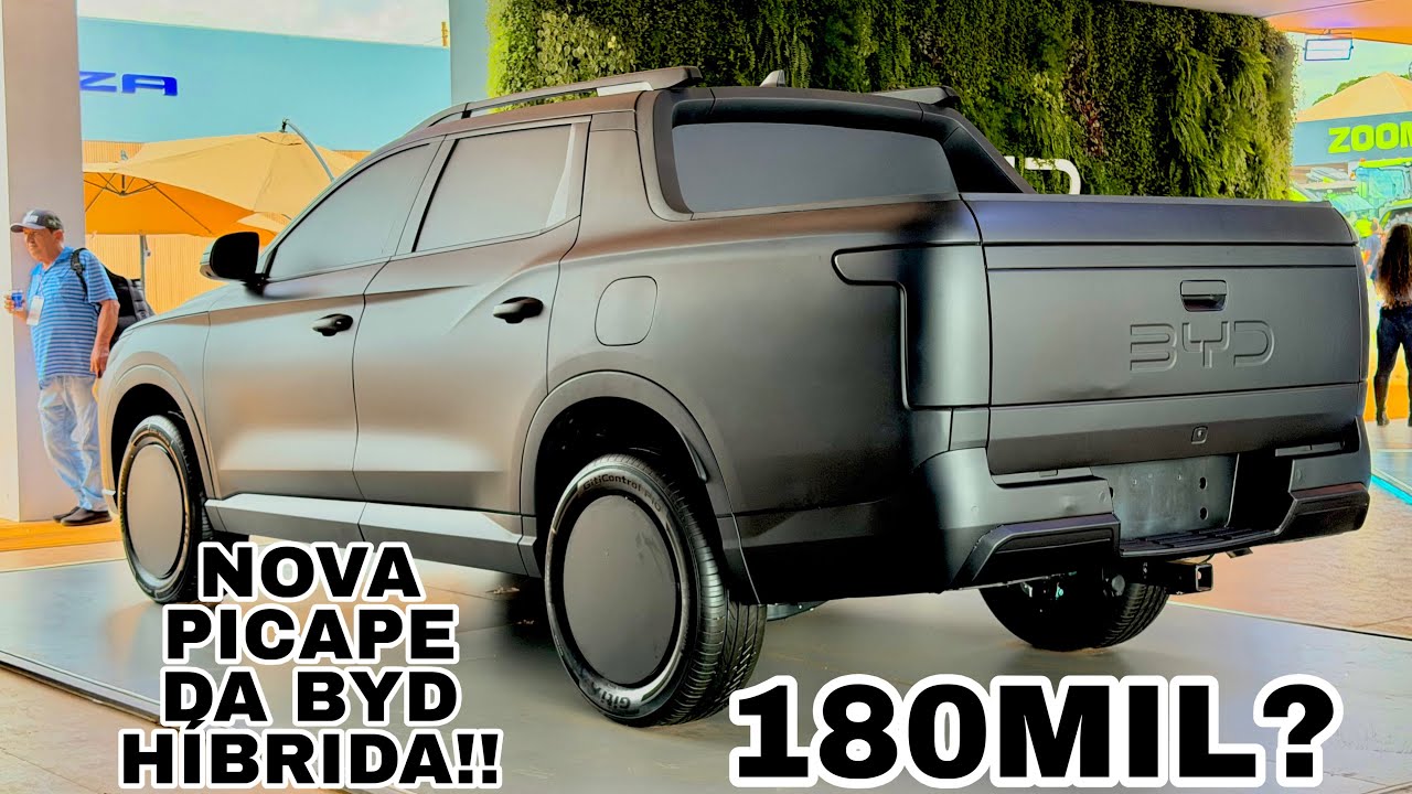 NOVÍSSIMA BYD MAKO HÍBRIDA PLUGIN EM DETALHES | A NOVA PICAPE DA MARCA PARA BRIGAR COM RAMPAGE!!