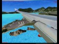 FSX-Landing a 747-400 China Airlines at Hong Kong