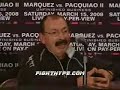 BOB ARUM: \"WHAT NACHO SAYS IS CRAP\" BOB ARUM: \"WHAT NACHO SAYS IS CRAP\"