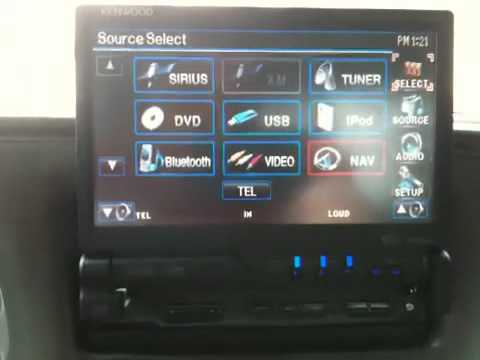 how to turn on subwoofer kenwood kvt-514