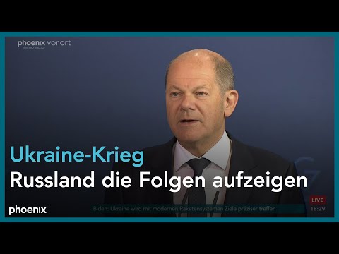 Bundeskanzler Scholz und Kroatiens Ministerpräsident Andrej Plenkovic (Pressekonferenz)