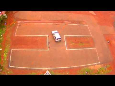 how to draw h in driving test
