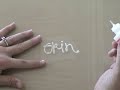 Scrapbooking:Creating Glitter Rub-ons and Transparencies