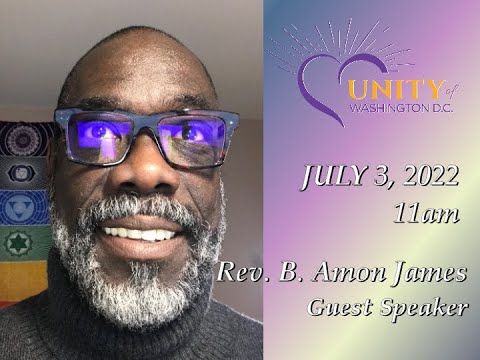Rev. B. Amon James, Guest Speaker – July 3, 2022
