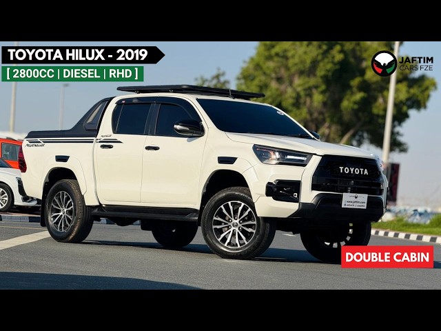تويوتا هيلوكس 2019 | 2.8L DIESEL ENGINE | AT | RHD | ROOF RACK | SPORTS BAR | TOW HITCH | MULTIMEDIA SCREEN | PREM video