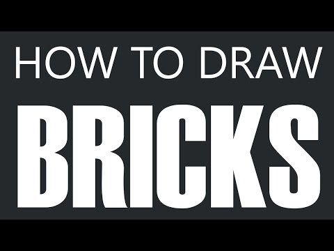how to draw bricks