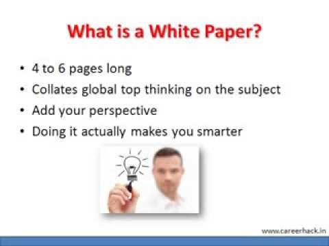 how to write white paper