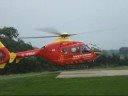 G-HWAA EC135 County Air Ambulance Arrives Strensham Sep 06 G-HWAA EC135 County Air Ambulance Arrives Strensham Sep 06