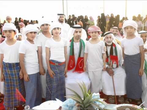 المزاريع - احتفالات قبيلة المزاريع برأس الخيمة بمناطق أذن - الغيل - وادي كوب - العيم - العيص 0 بعيد الاتحاد 40 2011\11\25.