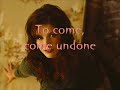 this is the song come undone by jackson waters. the pictures aren't really matching but i just liked them..
hope you enjoy it.