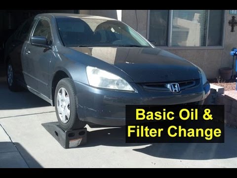Basic Oil Change and Filter Change, Honda Accord, I4, 4 cylinder – Auto Repair Series