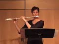ibert piece for solo flute    nina perlove flute