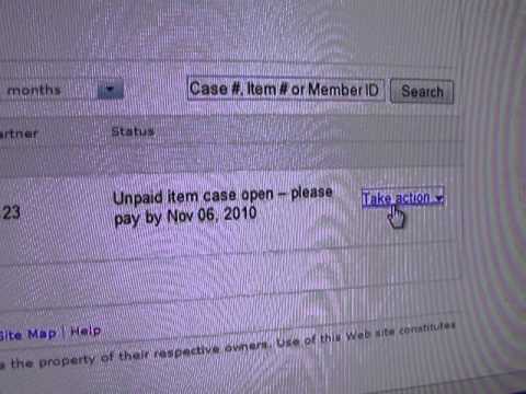 how to open a case on ebay