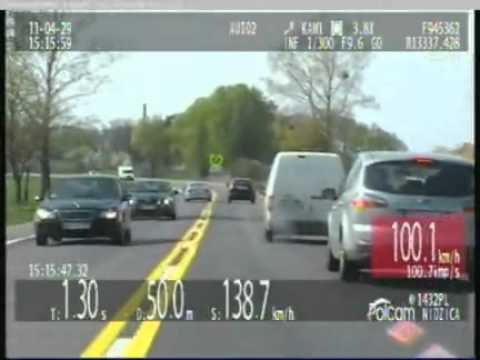 Szaleniec w BMW dostal 106 punktów karnych! punktów