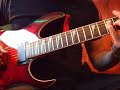pc engine: ginga fukei densetsu: sapphire stage 1 on guitar!