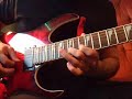 pc engine: ginga fukei densetsu: sapphire stage 1 on guitar!